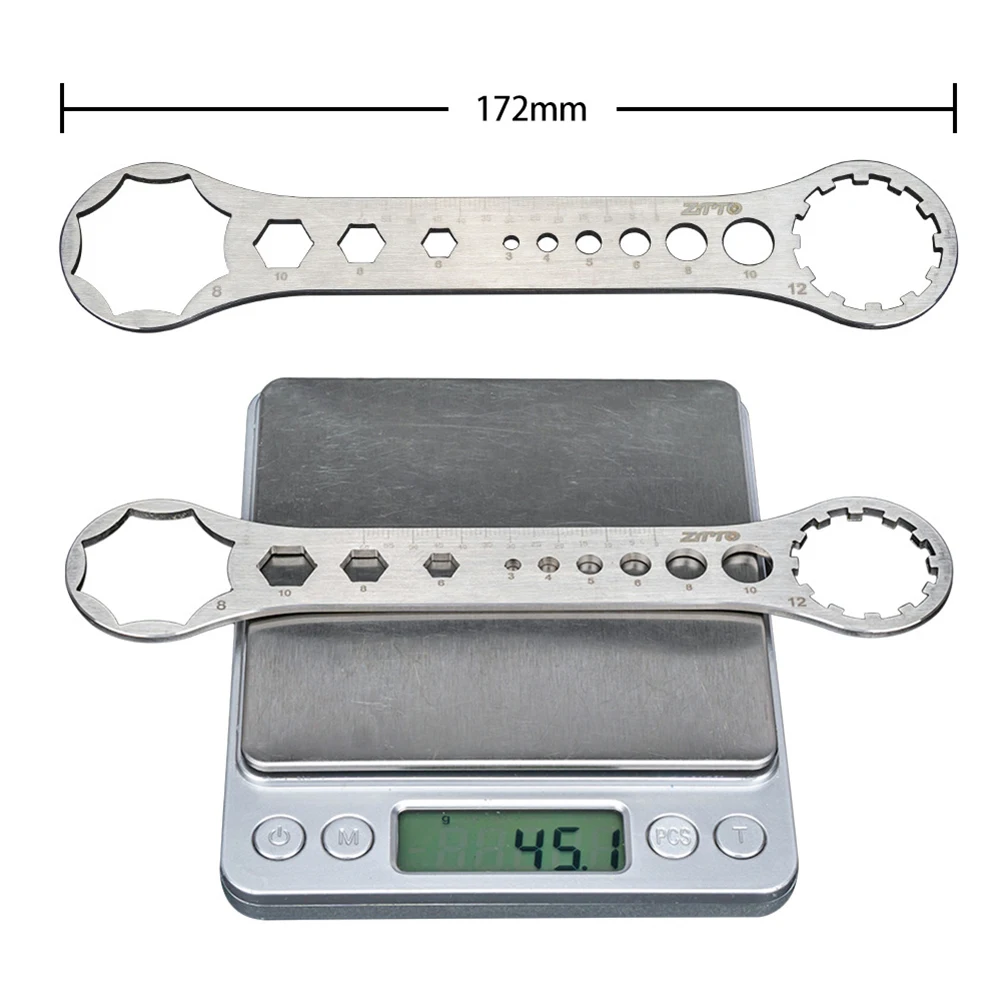 1pc Bicycle Front Fork Wrench Top Cap Spanner Stainless Steel Fork Shoulder Screw Removal Installation Tools Bike Accessories
1pc Bicycle Front Fork Wrench Top Cap Spanner Stainless Steel Fork Shoulder Screw Removal Installation Tools Bike Accessories