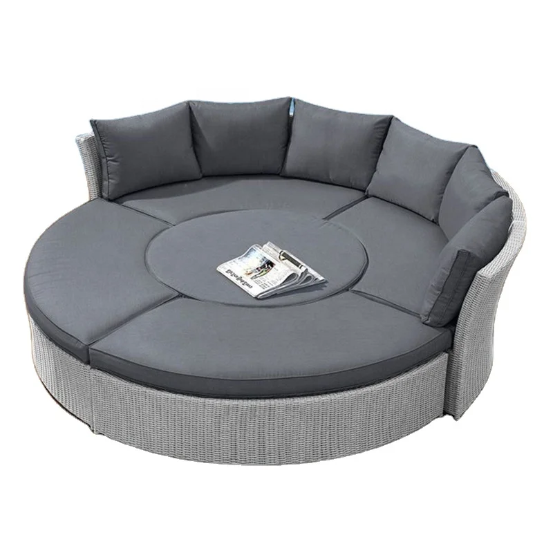 PE Rattan Daybed with Table Poolside Round Sofa Wicker Table Chairs Set Garden Furniture Factory
PE Rattan Daybed with Table Poolside Round Sofa Wicker Table Chairs Set Garden Furniture Factory