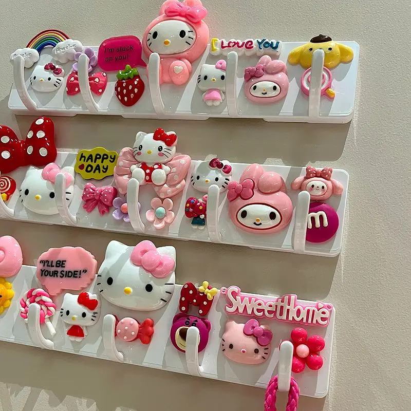 Sanrio Kawaii Hello Kitty Anime Traceless Sticky Hook Cute Sweet Cartoon My Melody Punch-Free Link Lovely Gifts for Girls
Sanrio Kawaii Hello Kitty Anime Traceless Sticky Hook Cute Sweet Cartoon My Melody Punch-Free Link Lovely Gifts for Girls