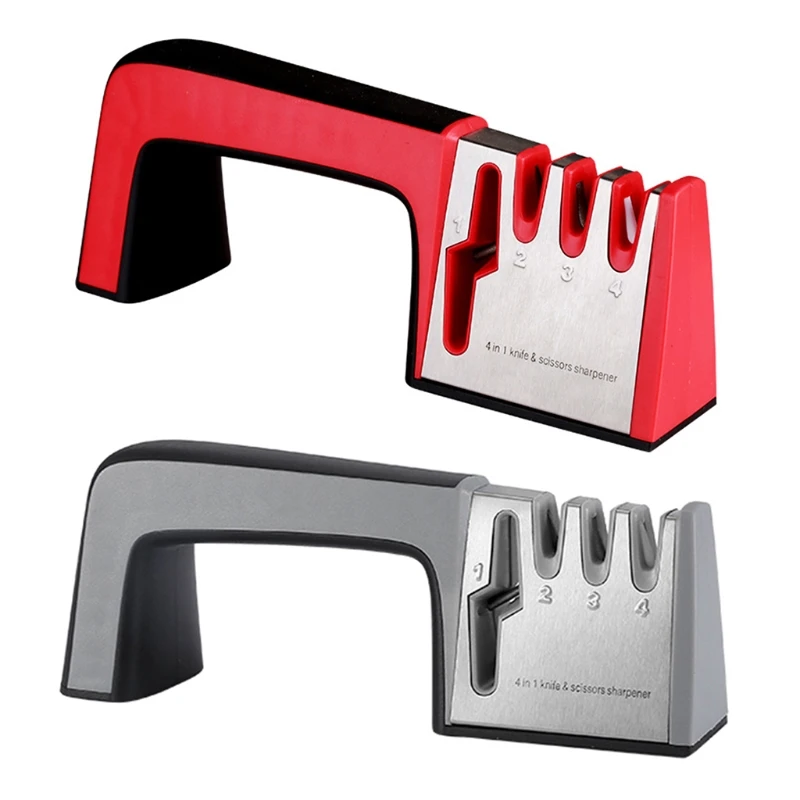 

Multifunction Knife Sharpener 4 in 1 Kitchen Scissor Knife Sharpening Tool