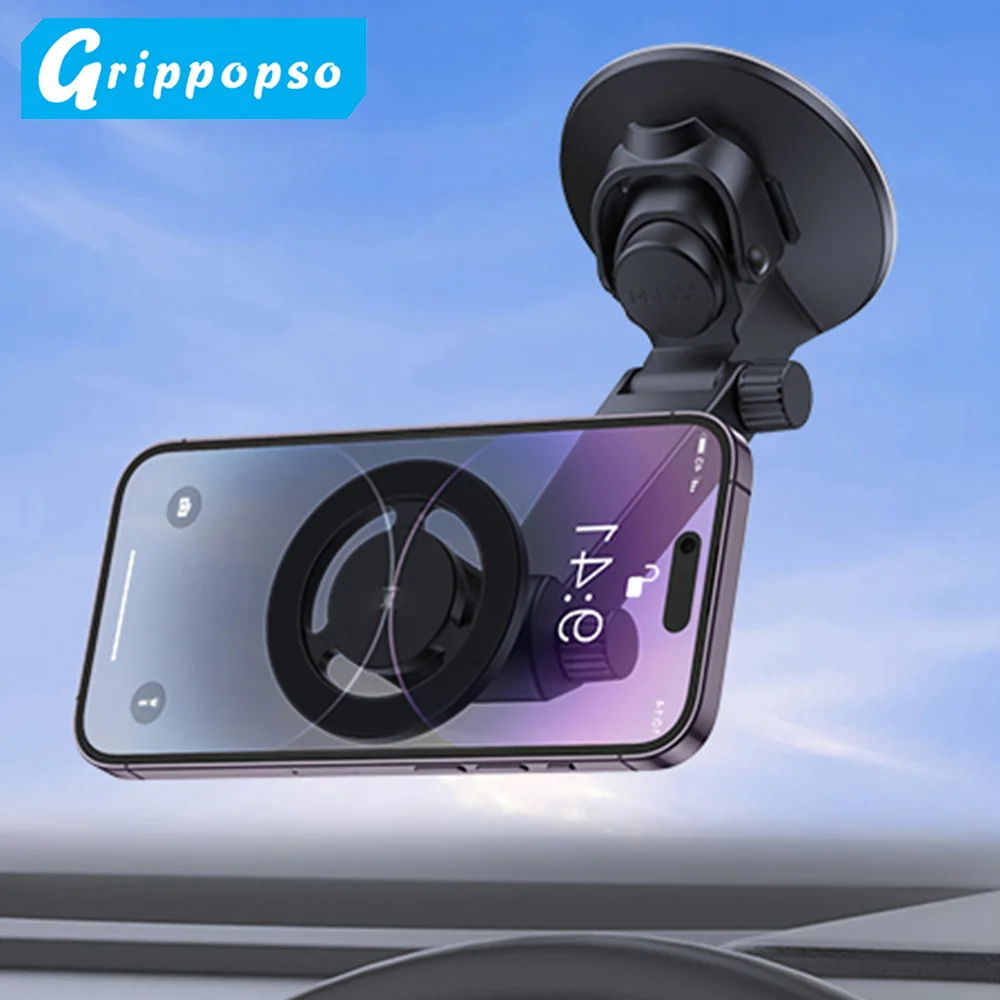 Grippopso магнитный держатель для автомобильного мобильного телефона на присоске с 18 мощными магнитами Bu
Grippopso магнитный держатель для автомобильного мобильного телефона на присоске с 18 мощными магнитами Bu