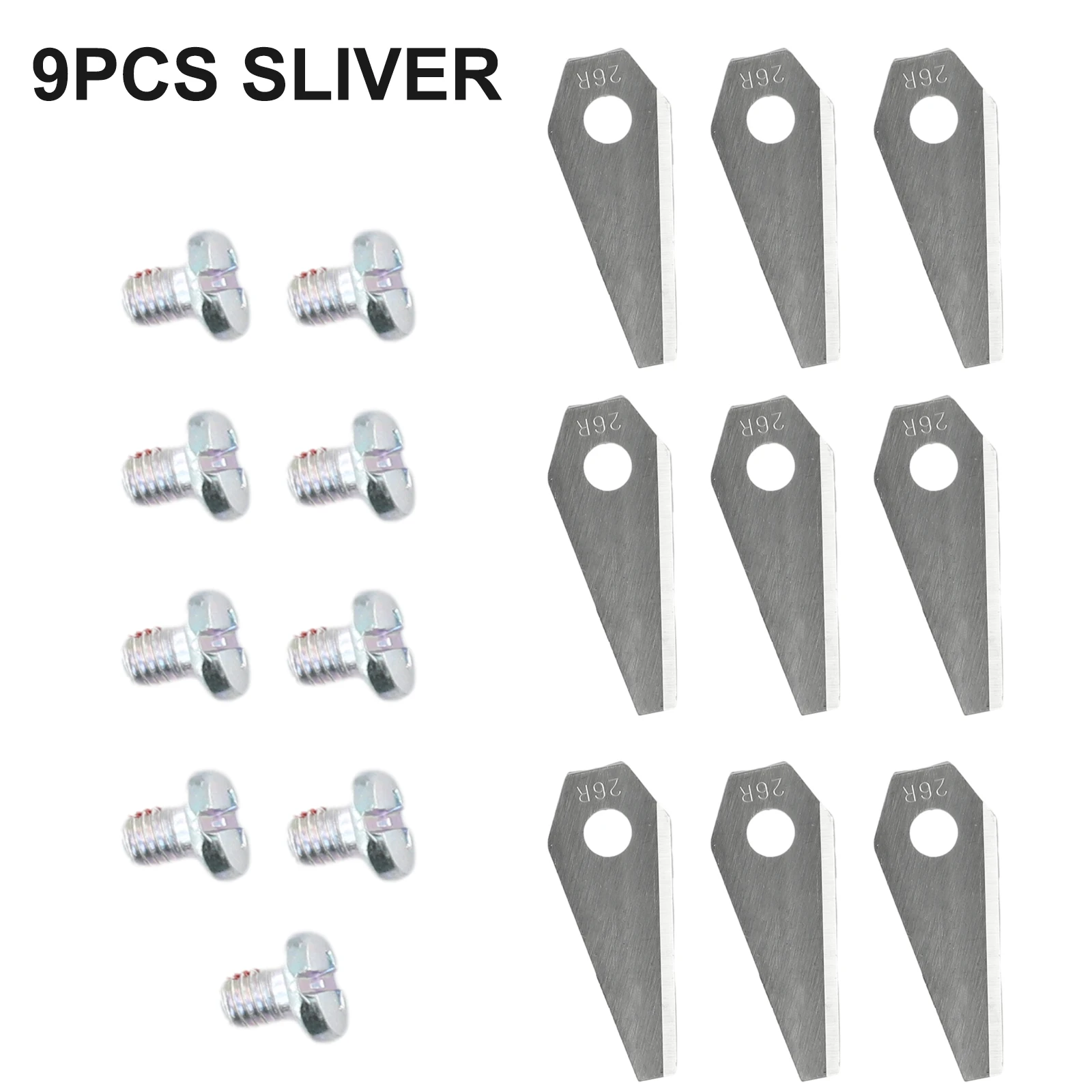 Brand New None Cutting Blades Replacement Lawn Mower Replacement Robot Sliver Stainless Steel (1.00 Mm) 49*19*1mm
Brand New None Cutting Blades Replacement Lawn Mower Replacement Robot Sliver Stainless Steel (1.00 Mm) 49*19*1mm