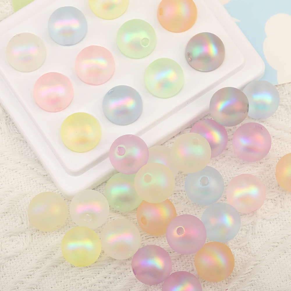 Cordial Design 16MM 100Pcs Hand Made Accessories/Aurora Effect/Matte Beads/Jewelry Findings & Components/Acrylic Beads/DIY Parts
Cordial Design 16MM 100Pcs Hand Made Accessories/Aurora Effect/Matte Beads/Jewelry Findings & Components/Acrylic Beads/DIY Parts