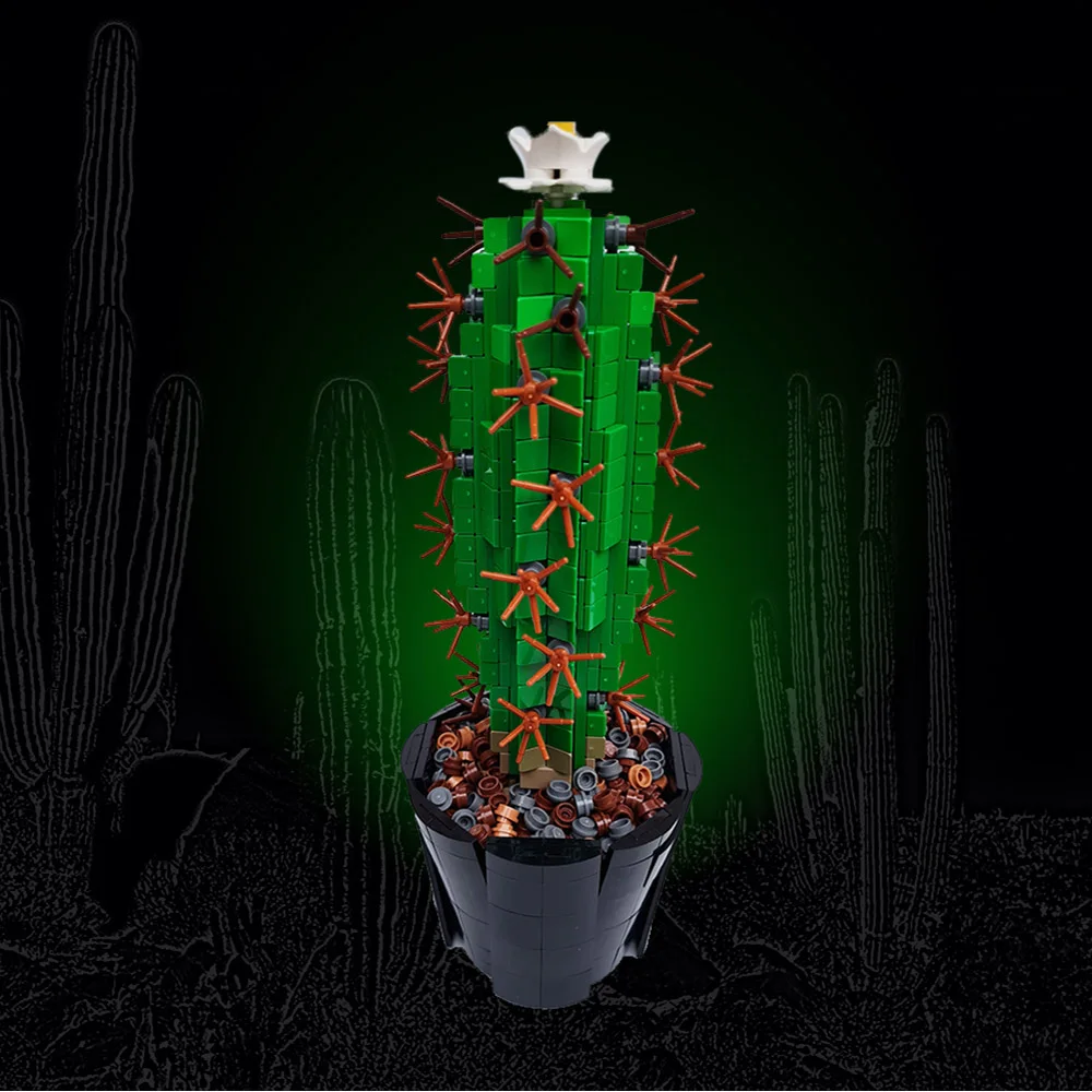 MOC DIY Saguaros-кактус Carnegiea Gigantea, коллекция растений, модель для строительства, игрушка, искусственные растения, набор блоков
MOC DIY Saguaros-кактус Carnegiea Gigantea, коллекция растений, модель для строительства, игрушка, искусственные растения, набор блоков