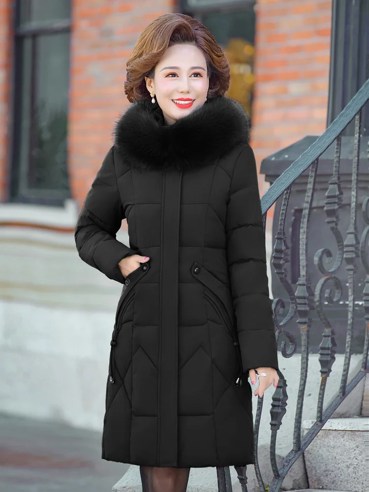 2022 Winter Women Long Design Parkas Fur Hooded Thick Warm High Quality Cotton Padded Coats
2022 Winter Women Long Design Parkas Fur Hooded Thick Warm High Quality Cotton Padded Coats
