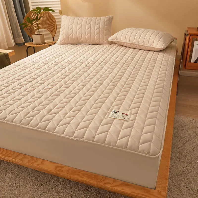 Soy Fiber Thickened Antibacterial Bed Cover One-piece Quilted Non-slip Mattress Cover All-inclusive Dust Protective Cover
Soy Fiber Thickened Antibacterial Bed Cover One-piece Quilted Non-slip Mattress Cover All-inclusive Dust Protective Cover
