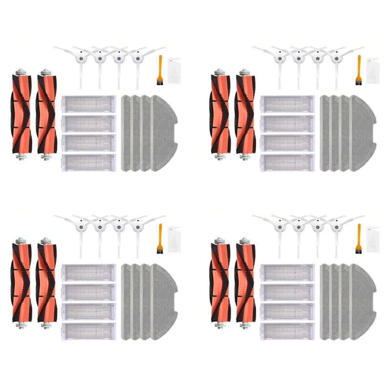 4X New Hepa Filter Side Brush Main Brush Mop Cloths For Xiaomi Mi Robot Vacuum Mop 2 Lite Mop 2 Pro MJSTL MJST1SHW Parts
4X New Hepa Filter Side Brush Main Brush Mop Cloths For Xiaomi Mi Robot Vacuum Mop 2 Lite Mop 2 Pro MJSTL MJST1SHW Parts