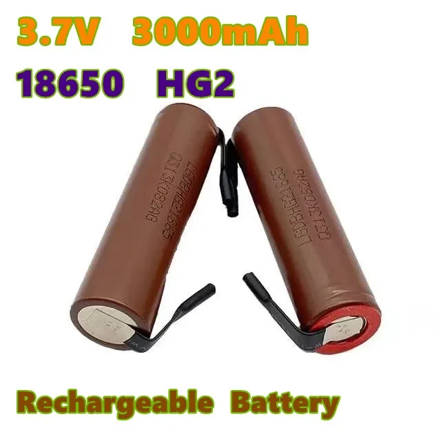 100% Original HG2 18650 3000mAh Rechargeable battery 18650 HG2 3.6V discharge 20A dedicated For hg2 batteries + DIY Nickel
100% Original HG2 18650 3000mAh Rechargeable battery 18650 HG2 3.6V discharge 20A dedicated For hg2 batteries + DIY Nickel