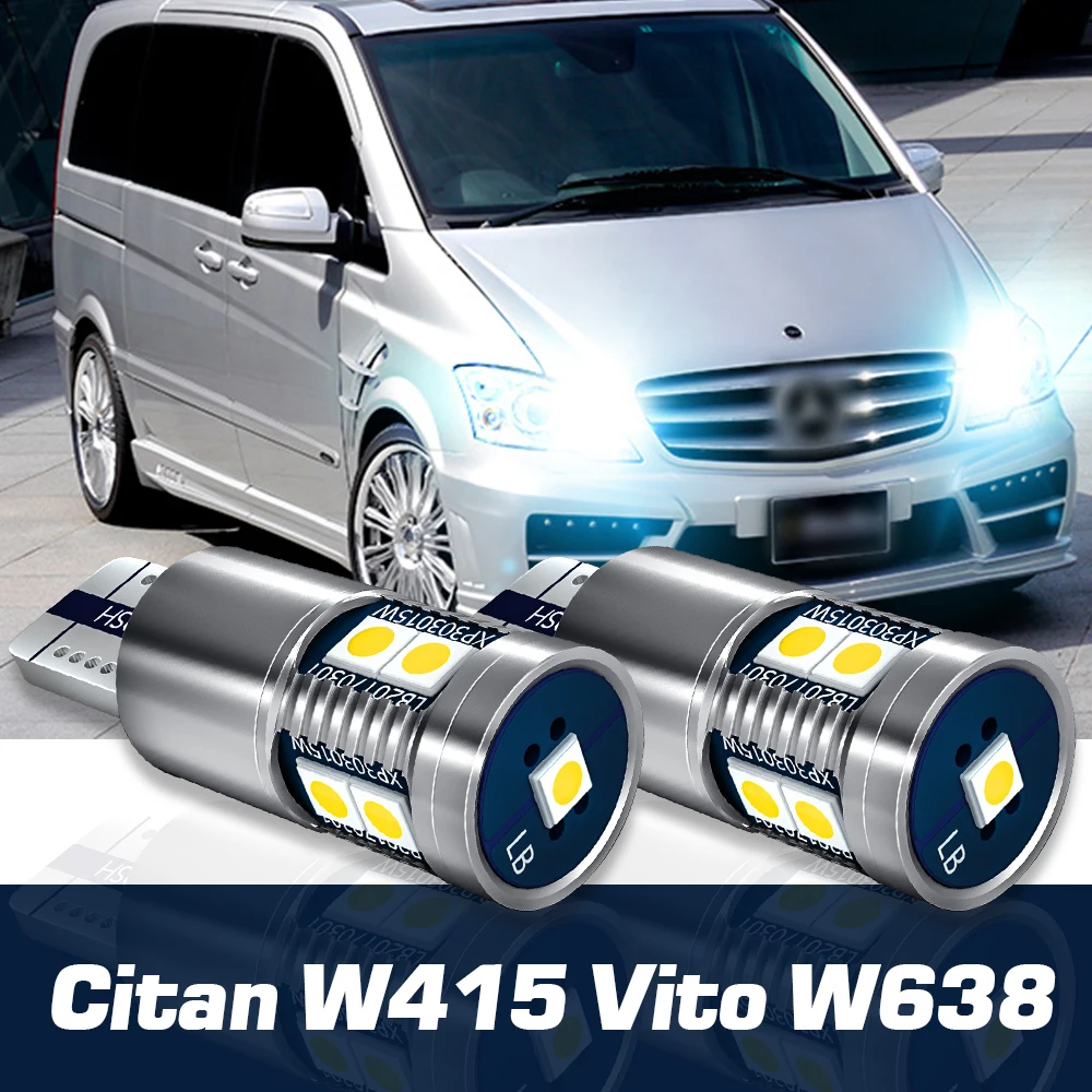2x LED Parking Light Clearance Bulb Canbus Accessories For Mercedes Benz Citan W415 Vito W638 2003 2012 2013 2014 2015 2016 2017
2x LED Parking Light Clearance Bulb Canbus Accessories For Mercedes Benz Citan W415 Vito W638 2003 2012 2013 2014 2015 2016 2017