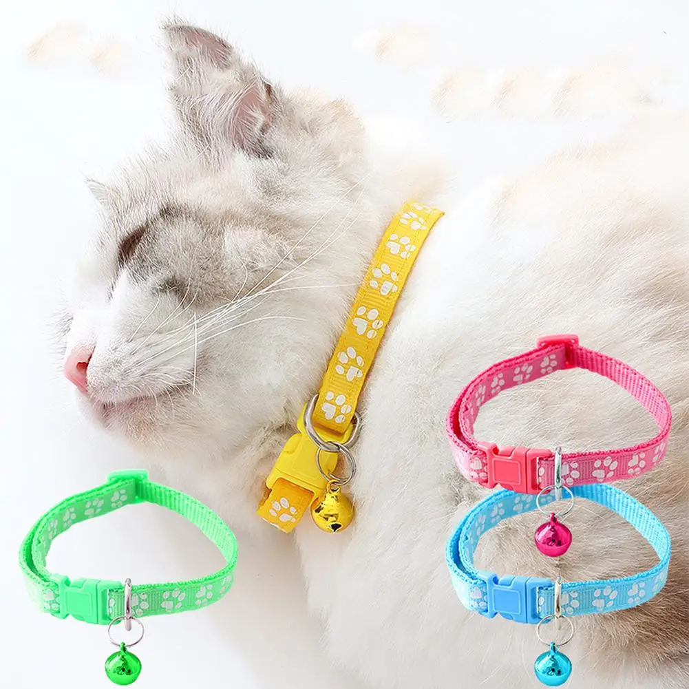 Fashion Pet Cats Collar Colorful Pattern Cute Bell Adjustable Collars For Cats Kitten DIY Necklace Pet Accessories Q6O6
Fashion Pet Cats Collar Colorful Pattern Cute Bell Adjustable Collars For Cats Kitten DIY Necklace Pet Accessories Q6O6