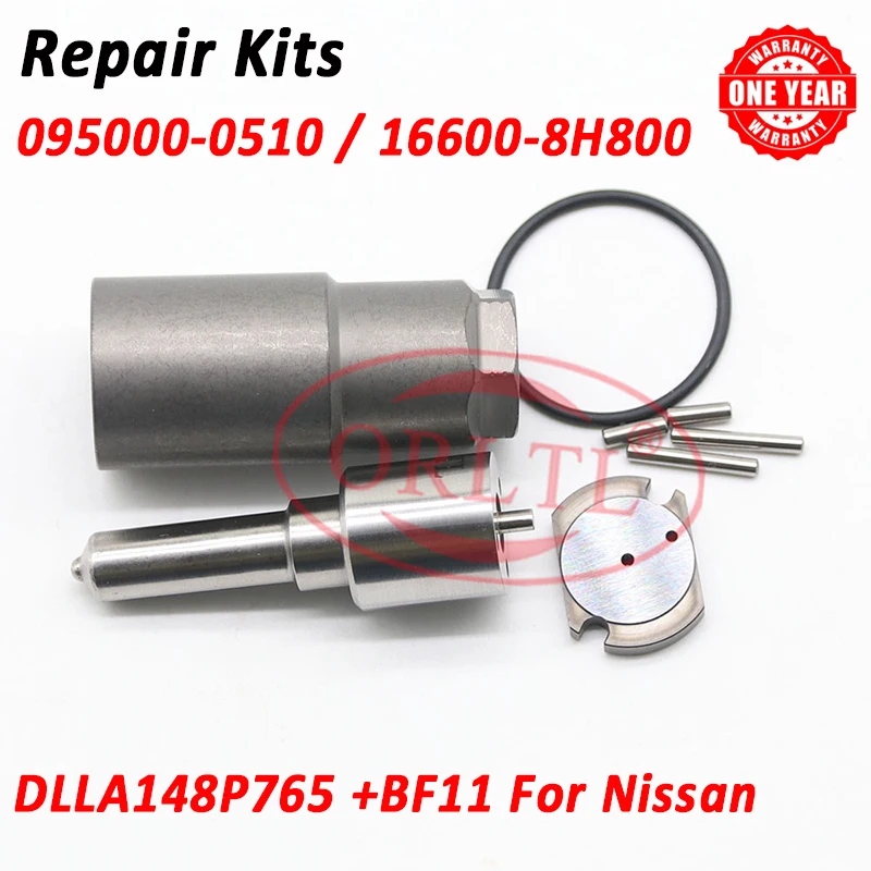 095000-0510 DIESEL INJECTOR REPAIR KIT NOZZLE DLLA148P765 Valve Plate BF11 for Nissan 16600-8H800 DCRI100510
095000-0510 DIESEL INJECTOR REPAIR KIT NOZZLE DLLA148P765 Valve Plate BF11 for Nissan 16600-8H800 DCRI100510