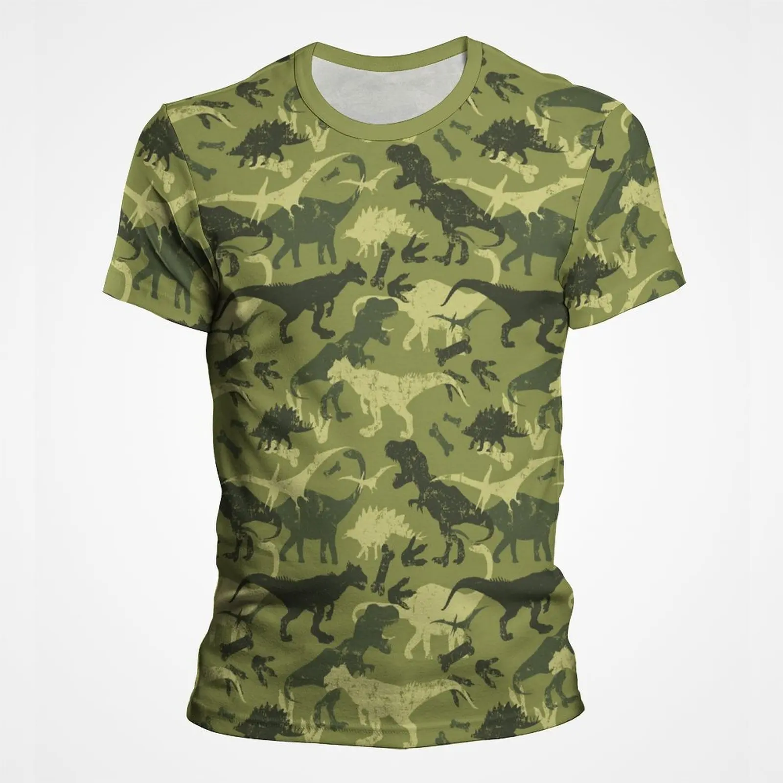 Green Military Camouflage Dinosaur Shark Graphic T Shirts Army Camo Running Men T-Shirt Casual Streetwear Mens Designer Clothes
Green Military Camouflage Dinosaur Shark Graphic T Shirts Army Camo Running Men T-Shirt Casual Streetwear Mens Designer Clothes