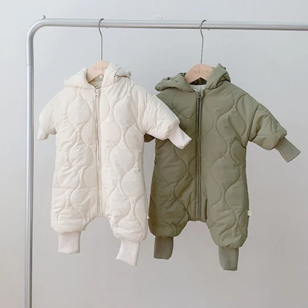 Cute Ears Hat Baby Fur Ling Hooded Rompers Winter Warm Velvet Toddler Boys Snowsuit Jumpsuit Korean Style Children Clothing
Cute Ears Hat Baby Fur Ling Hooded Rompers Winter Warm Velvet Toddler Boys Snowsuit Jumpsuit Korean Style Children Clothing