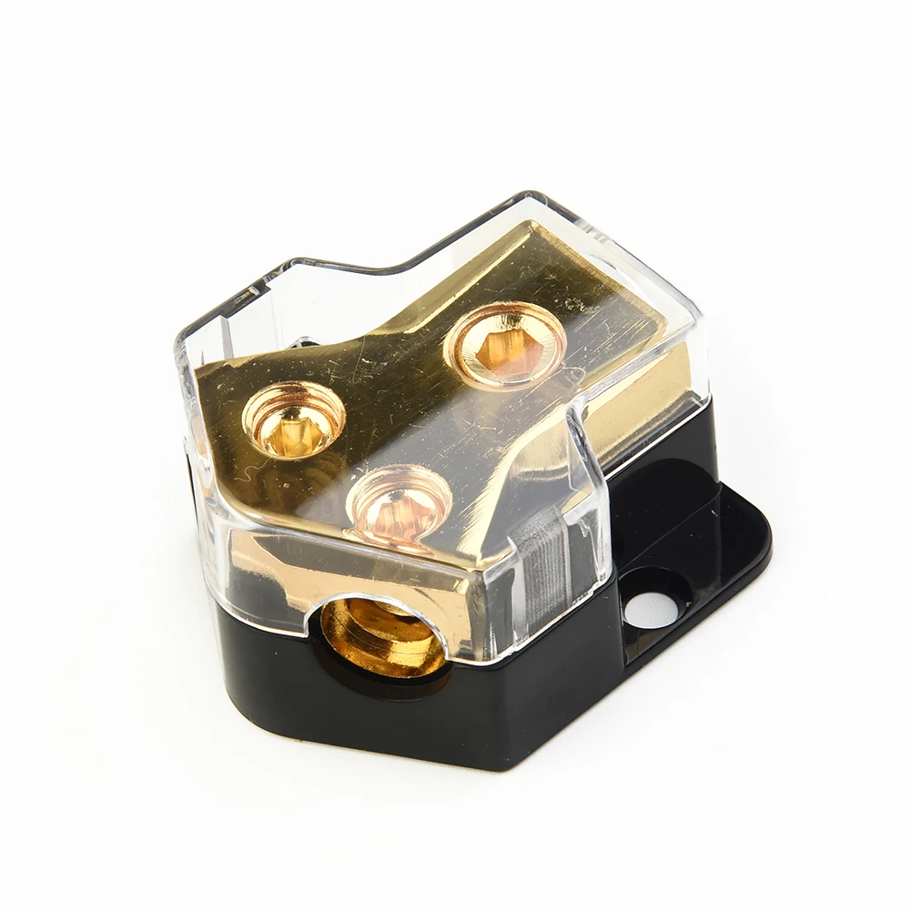 0/4gauge AWG Ground Splitter 1 In-4 Out 2 Way Power Distribution Block Power For Car Aud WH Practical Kit Durable
0/4gauge AWG Ground Splitter 1 In-4 Out 2 Way Power Distribution Block Power For Car Aud WH Practical Kit Durable