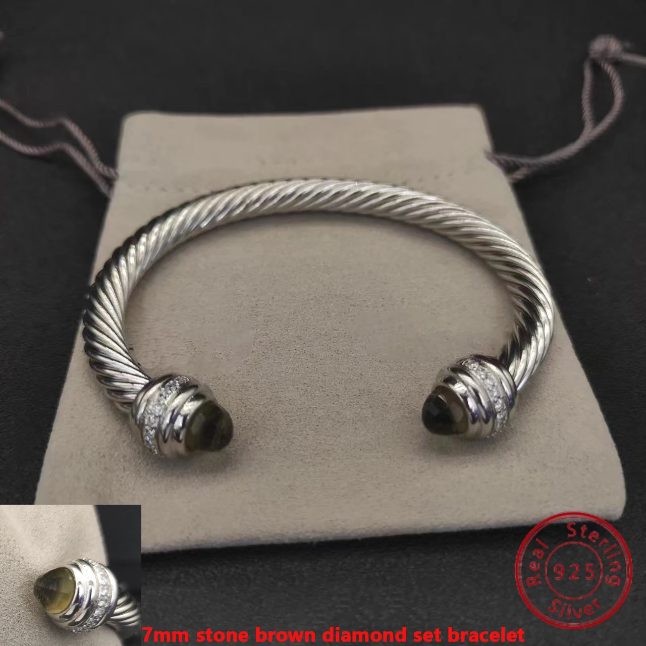

Enhance Your Party Atmosphere with this Elegant and Versatile 2024 S925 Silver DY Bracelet - Perfect Favor for Any Occasion