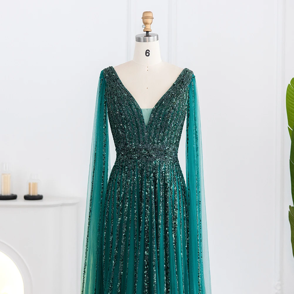 Luxury Blue Dubai Evening Dresses with Cape Sleeve Elegant Arabic Green Nude Prom Gown for Women Wedding Party 23 Mallzona S8fd2131899634312b5930ca56ccee673e Luxury Blue Dubai Evening Dresses with Cape Sleeve Elegant Arabic Green Nude Prom Gown for Women Wedding Party Mallzona