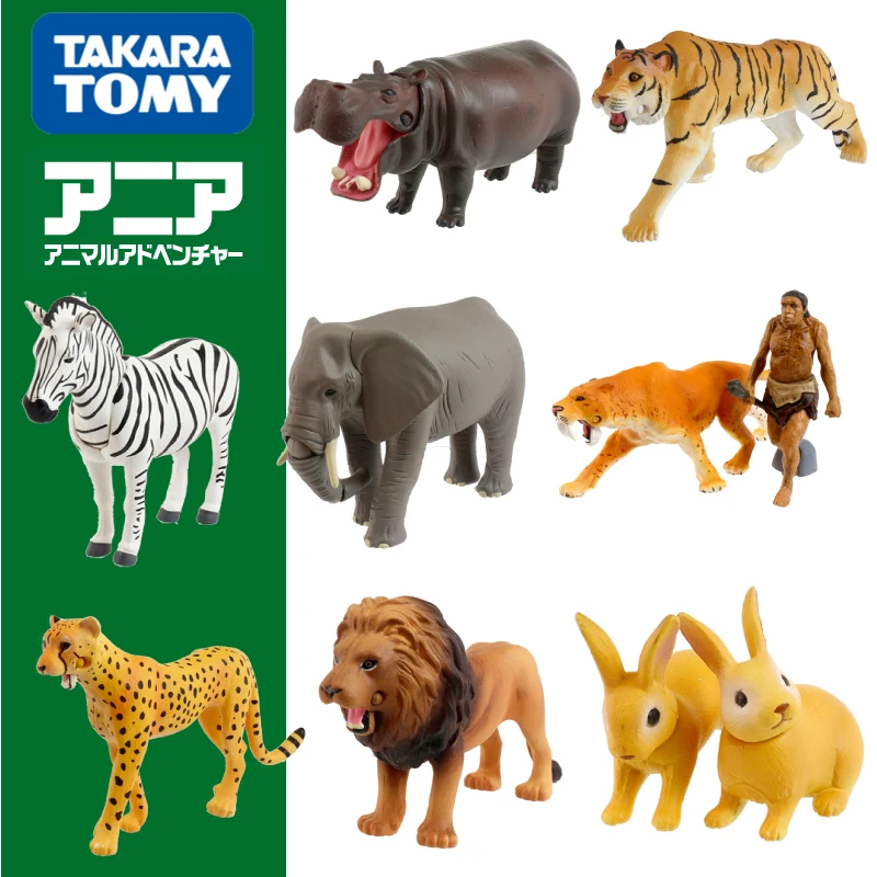 Takara Tomy Animal Toy Model Anlia African Grassland Simulation Rabbit Cheetah Lion Zebra Elephant Toy for Boy Children's Gift
Takara Tomy Animal Toy Model Anlia African Grassland Simulation Rabbit Cheetah Lion Zebra Elephant Toy for Boy Children's Gift