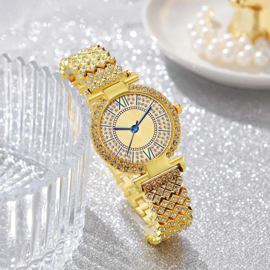 Luxury Women Gold Watch Fashion Ladies Quartz Diamond Wristwatch Elegant Female Bracelet Watches Women Ladies Reloj Mujer
Luxury Women Gold Watch Fashion Ladies Quartz Diamond Wristwatch Elegant Female Bracelet Watches Women Ladies Reloj Mujer