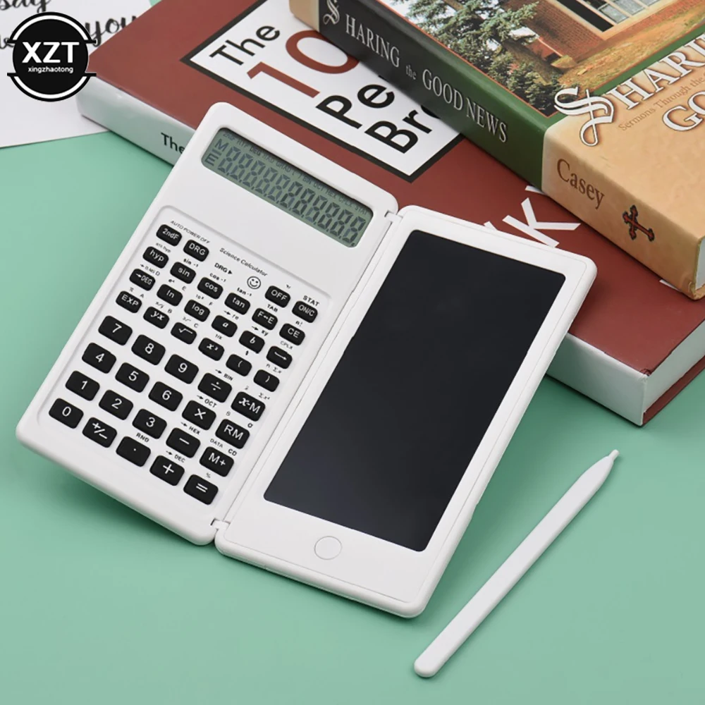 6.5 Inch Portable Calculator LCD Screen Writing Tablet Folding Scientific Calculator Tablet Digital Drawing Pad With Stylus Pen
6.5 Inch Portable Calculator LCD Screen Writing Tablet Folding Scientific Calculator Tablet Digital Drawing Pad With Stylus Pen