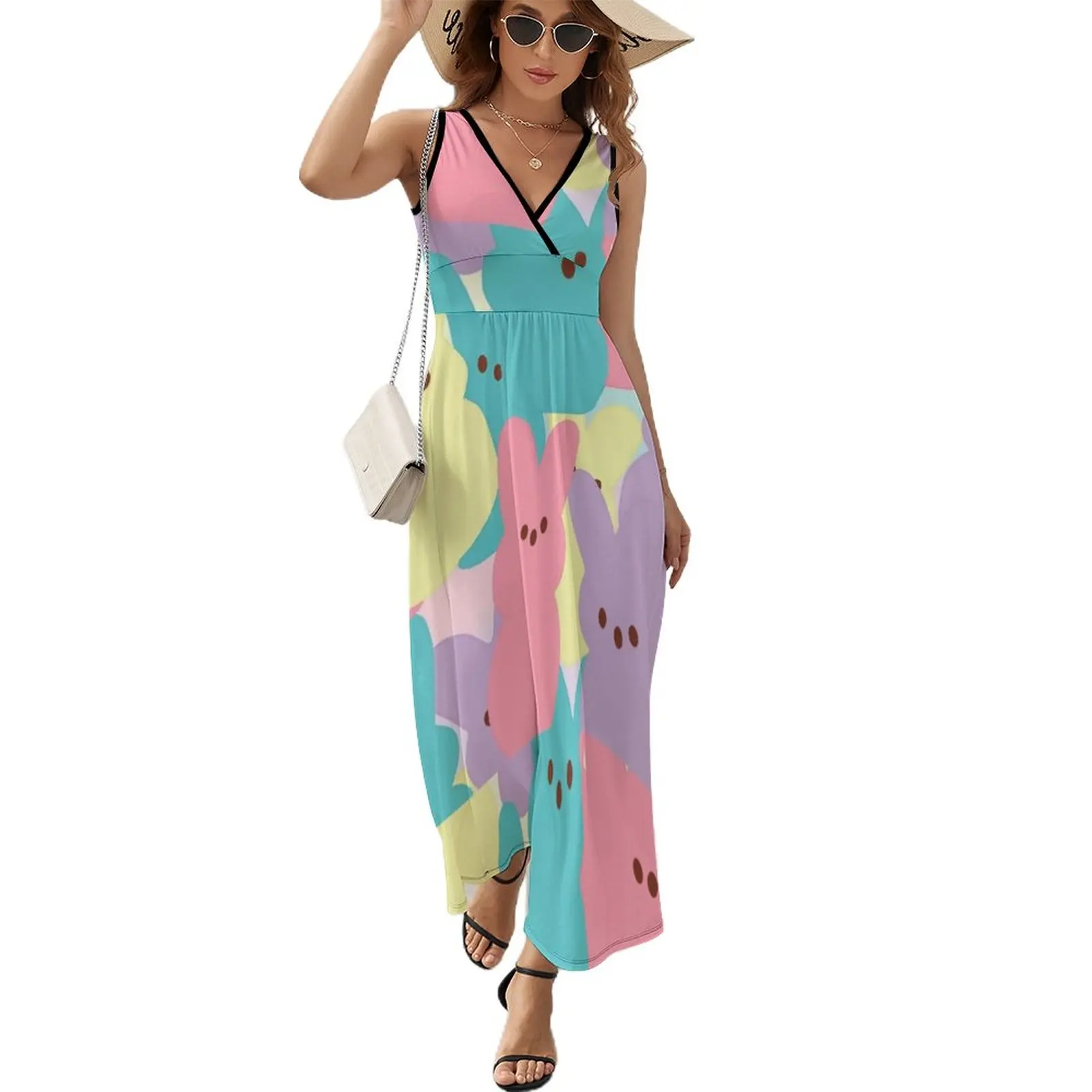 Peeps Sleeveless Dress women's summer jumpsuit Women's evening dress dress dresses
Peeps Sleeveless Dress women's summer jumpsuit Women's evening dress dress dresses