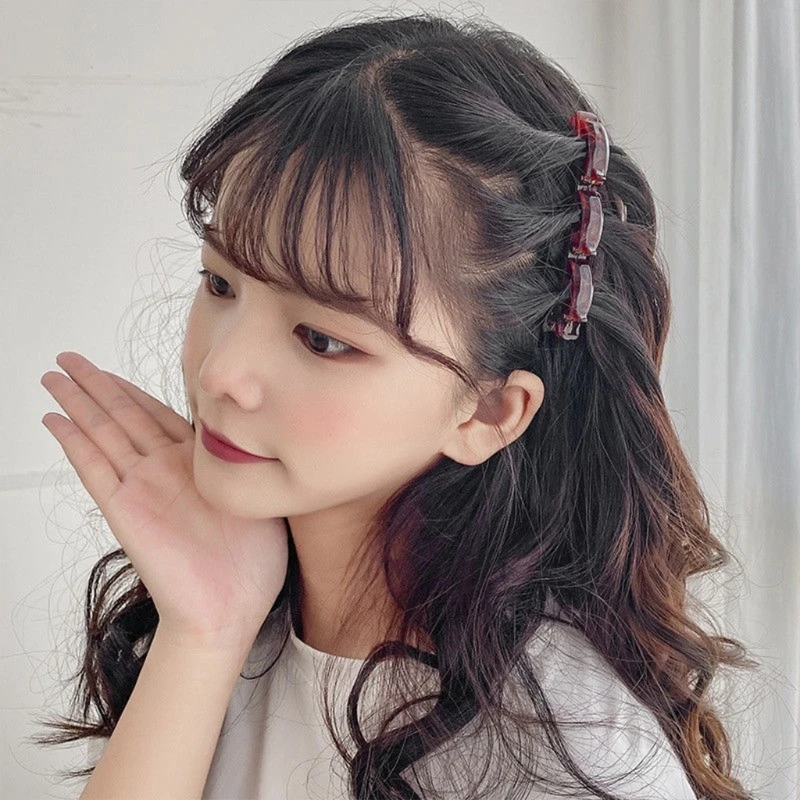 Double Bangs Hairstyle Hair Clip Hollow Woven Hairstyle Hairpin Double Layer Duckbill Clips Hairstyle Accessories
Double Bangs Hairstyle Hair Clip Hollow Woven Hairstyle Hairpin Double Layer Duckbill Clips Hairstyle Accessories