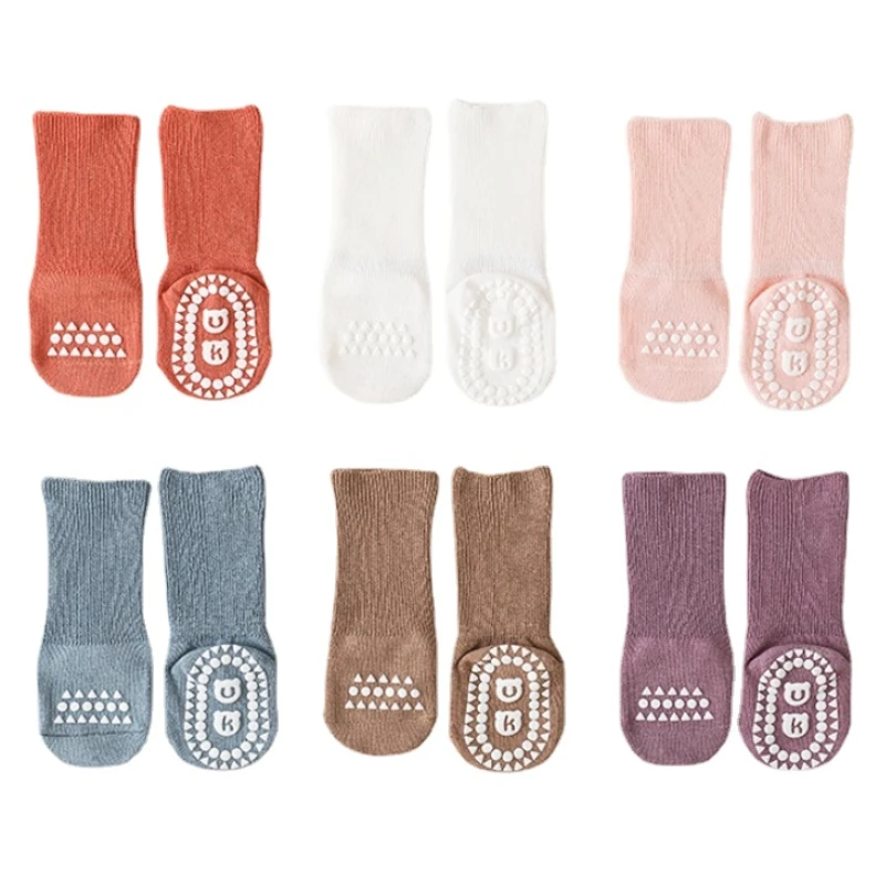 Spring Autumn Japanese Style Cute Solid Color Combed Cotton Soft Comfortable Baby Anti-slip Socks Children's Non-Slip Floor Sock
Spring Autumn Japanese Style Cute Solid Color Combed Cotton Soft Comfortable Baby Anti-slip Socks Children's Non-Slip Floor Sock
