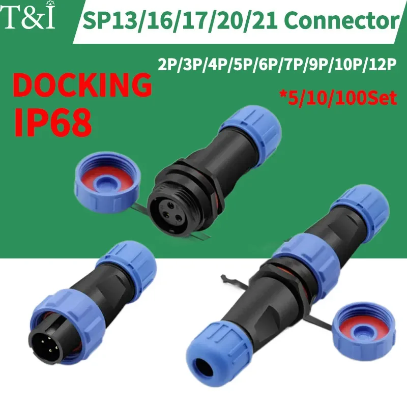 SP13 SP16 SP17 SP20 SP21 SD Docking Waterproof IP68 Dustproof Aviation Connector Male Female Plug Socket 2/3/4/5/6/7/9/10/12PIN
SP13 SP16 SP17 SP20 SP21 SD Docking Waterproof IP68 Dustproof Aviation Connector Male Female Plug Socket 2/3/4/5/6/7/9/10/12PIN