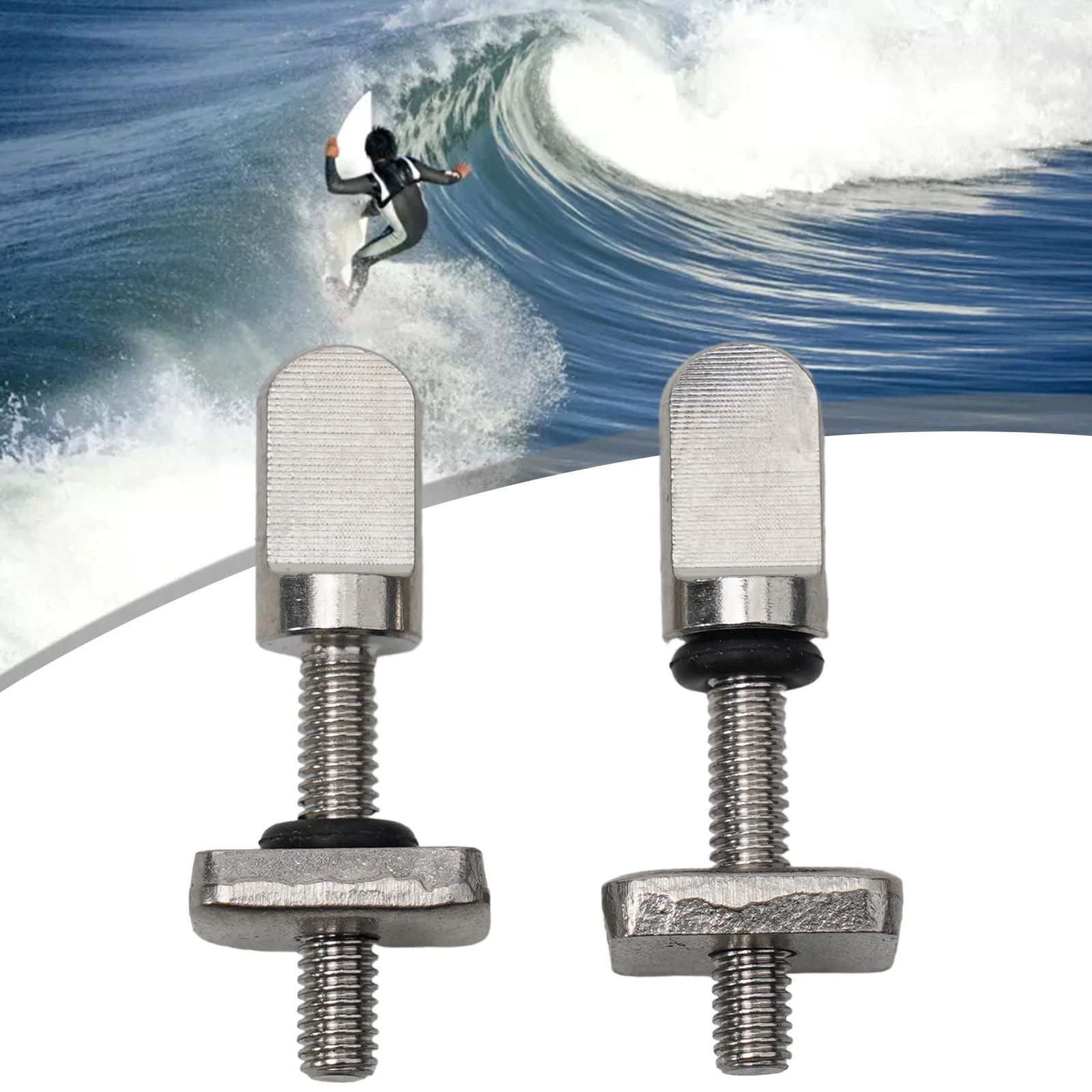 2Pcs M4 For Sup Surfboard Tail Fin Screw Quick Fit Fin Nut Bolt 316 Stainless Steel For Sup Surf Etc. M4 With 0-type Washer
2Pcs M4 For Sup Surfboard Tail Fin Screw Quick Fit Fin Nut Bolt 316 Stainless Steel For Sup Surf Etc. M4 With 0-type Washer