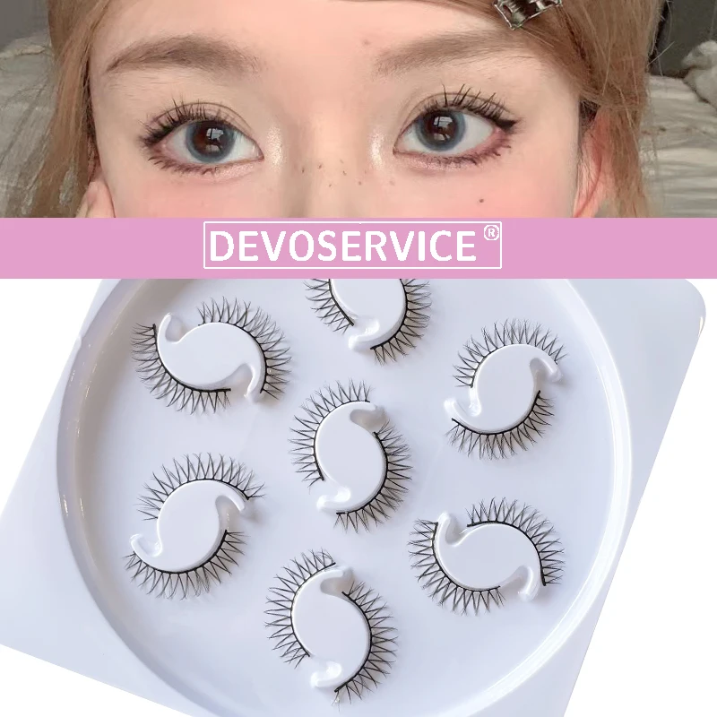 DEVOSERVICE 7 Pairs Russian Strip Lashes DD Curl False Eyelashes Natural Long Lashes Makeup Multi Styles Eyelash Extensions
DEVOSERVICE 7 Pairs Russian Strip Lashes DD Curl False Eyelashes Natural Long Lashes Makeup Multi Styles Eyelash Extensions
