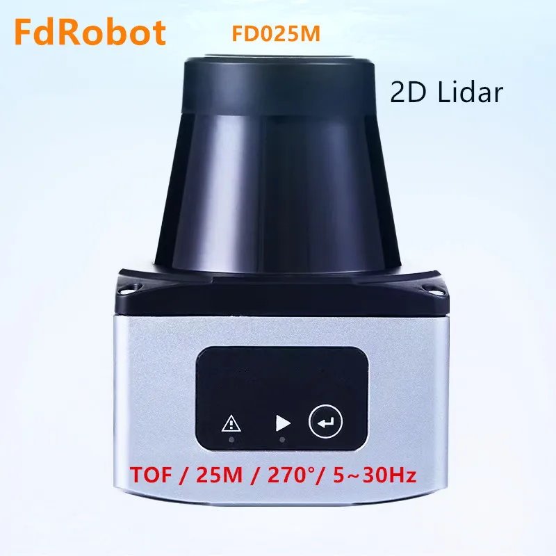 FdRobot FD025M Лазерный Радар 25 м 5-30 Гц промышленный 2D датчик лидара для картирования и предотвращения препятствий AGV антибликовый
FdRobot FD025M Лазерный Радар 25 м 5-30 Гц промышленный 2D датчик лидара для картирования и предотвращения препятствий AGV антибликовый