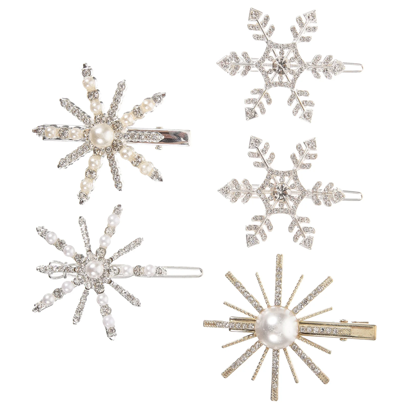 5 Pcs Hairpin Pearl Hairpins Clip Decorations Snow Barrettes Imitation Diamond
5 Pcs Hairpin Pearl Hairpins Clip Decorations Snow Barrettes Imitation Diamond