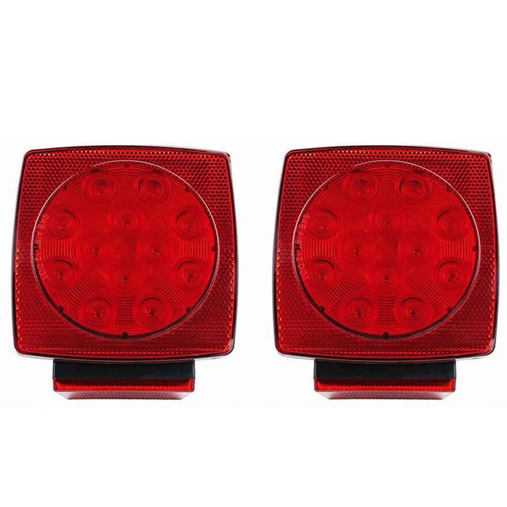 Red Round LED Submersible Rear LED Lights Sealed Waterproof Square Trailer Tail Lights Super Bright Kit Boat Truck
Red Round LED Submersible Rear LED Lights Sealed Waterproof Square Trailer Tail Lights Super Bright Kit Boat Truck