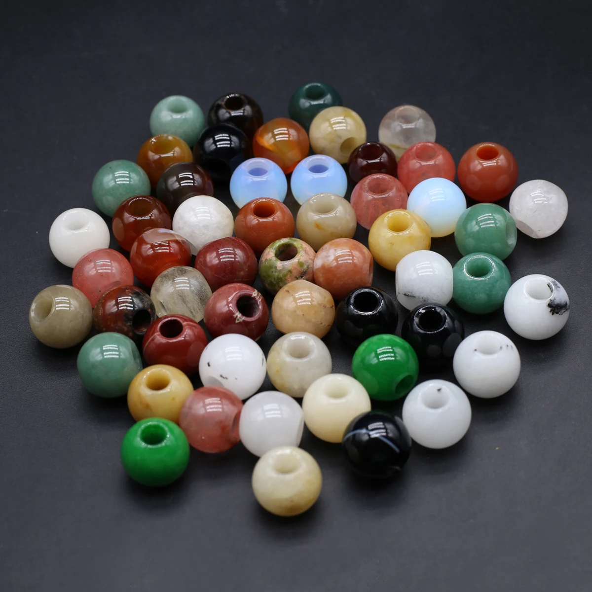 14x12mm 5pcs Natural Stone Color Mixing Round Beads Loose Spacer Tiger Eye Quartz Beads for Jewelry Making DIY Necklace Bracelet
14x12mm 5pcs Natural Stone Color Mixing Round Beads Loose Spacer Tiger Eye Quartz Beads for Jewelry Making DIY Necklace Bracelet