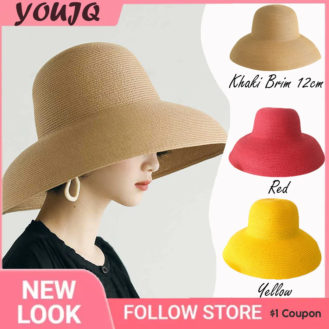 French Summer Hepburn Style Vintage Design Big Eaves Straw Hats for Women Girls Solid Color Beach Holiday Big Sun Gorra Sombrero
French Summer Hepburn Style Vintage Design Big Eaves Straw Hats for Women Girls Solid Color Beach Holiday Big Sun Gorra Sombrero