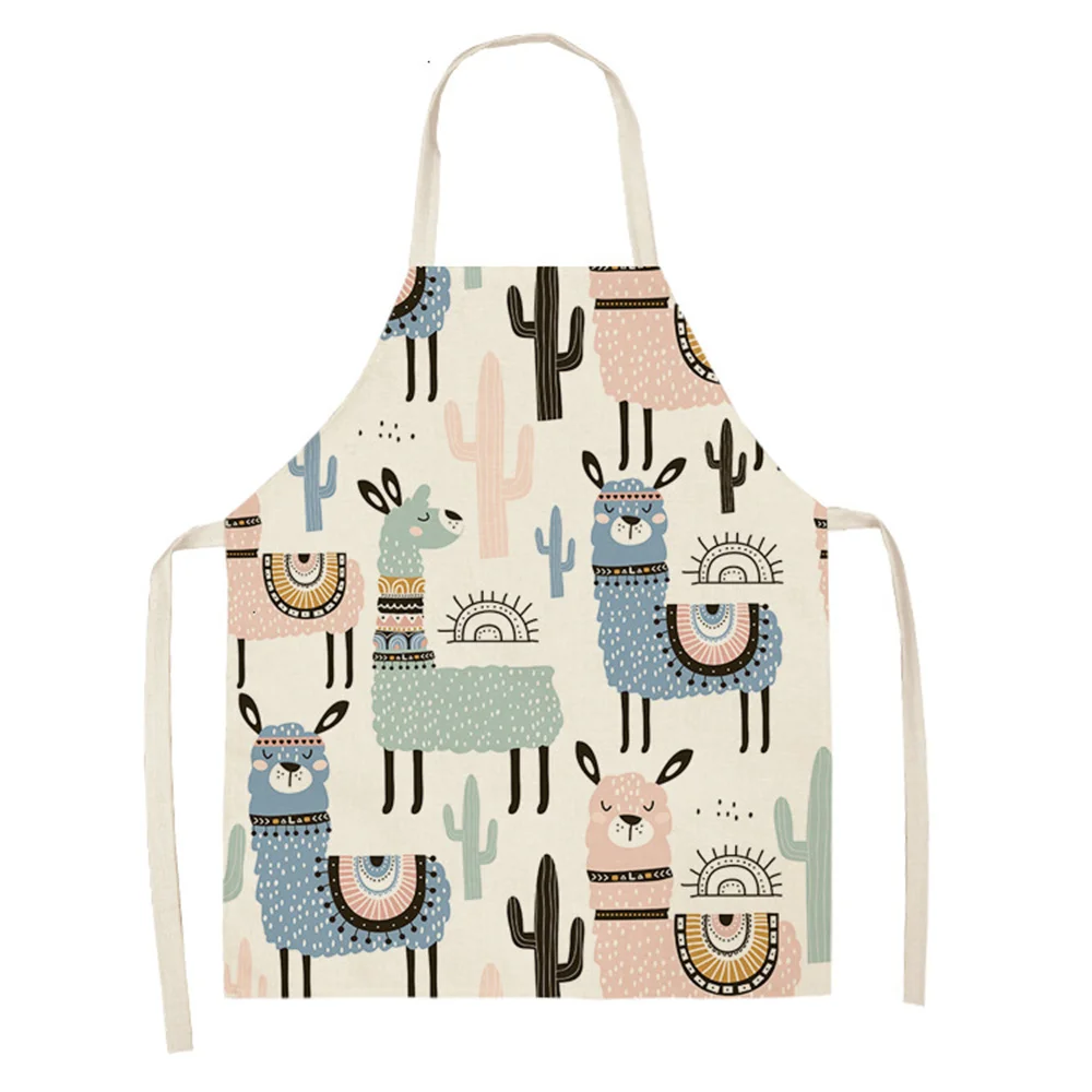 Alpaca llama Cactus Printed Cotton Linen Sleeveless Aprons Kitchen Women Pinafore Home Cooking Baking Waist Bib 53*65cm 46263
Alpaca llama Cactus Printed Cotton Linen Sleeveless Aprons Kitchen Women Pinafore Home Cooking Baking Waist Bib 53*65cm 46263