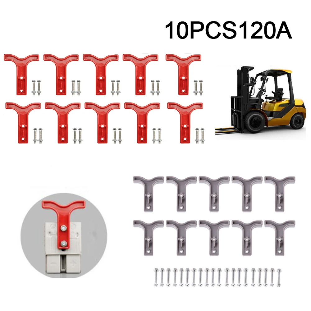 10pcs 120A Plug Connector T Bar Handles(with Screws) Fast And Efficient Battery Charging Quick Connectors Kit
10pcs 120A Plug Connector T Bar Handles(with Screws) Fast And Efficient Battery Charging Quick Connectors Kit