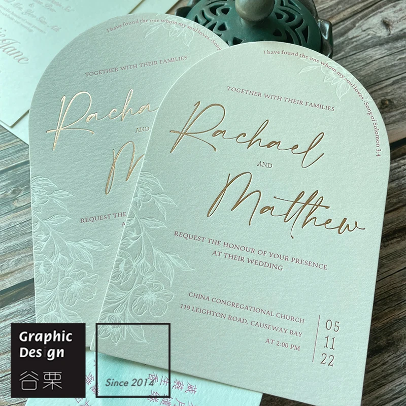 Хлопчатобумажные высококачественные овальные тисненые фольгированные свадебные приглашения с индивидуальным дизайном толстые
Хлопчатобумажные высококачественные овальные тисненые фольгированные свадебные приглашения с индивидуальным дизайном толстые