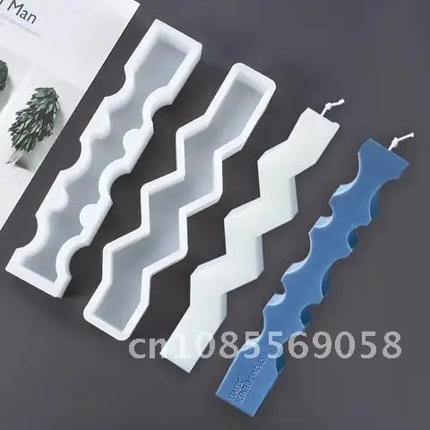 Special Silicone Candle Mold for DIY Aromatic Candle Making Craft Supplies Wavy Bar Shaped Strip Resin Moulds Home Decor Gifts
Special Silicone Candle Mold for DIY Aromatic Candle Making Craft Supplies Wavy Bar Shaped Strip Resin Moulds Home Decor Gifts