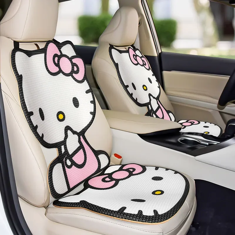Новинка, креативная мультяшная подушка для автомобильного сиденья Sanrio с рисунком Hello Kitty, дышащая сетчатая поверхность, нескользящая Всесезонная универсальная подушка 
Новинка, креативная мультяшная подушка для автомобильного сиденья Sanrio с рисунком Hello Kitty, дышащая сетчатая поверхность, нескользящая Всесезонная универсальная подушка