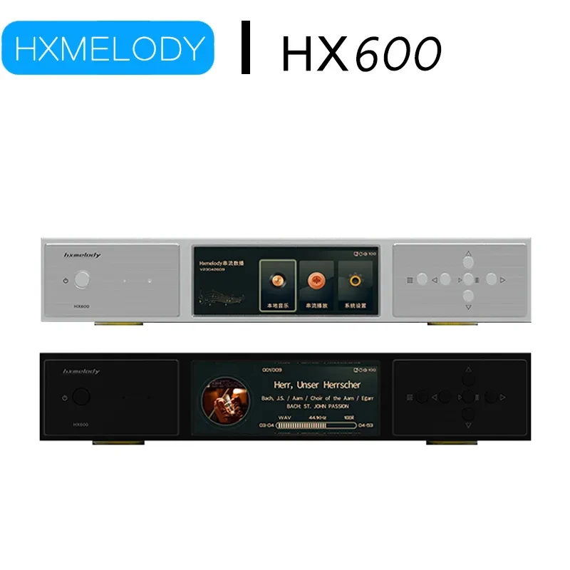 Hxmelody HX600 HIFI Streaming Media Player Digital Turntable Lossless Music Audio ES9039PRO DSD1024 PCM1536KHz Bluetooth WiFi
Hxmelody HX600 HIFI Streaming Media Player Digital Turntable Lossless Music Audio ES9039PRO DSD1024 PCM1536KHz Bluetooth WiFi