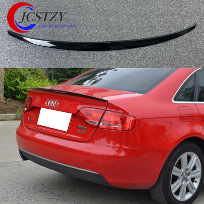 JCSTZY ABS Plastic Unpainted Tail Wing Primer Color Rear Spoiler 1Pcs For Audi A4 B8 B8.5 B9 Spoiler 2009 - 2016
JCSTZY ABS Plastic Unpainted Tail Wing Primer Color Rear Spoiler 1Pcs For Audi A4 B8 B8.5 B9 Spoiler 2009 - 2016