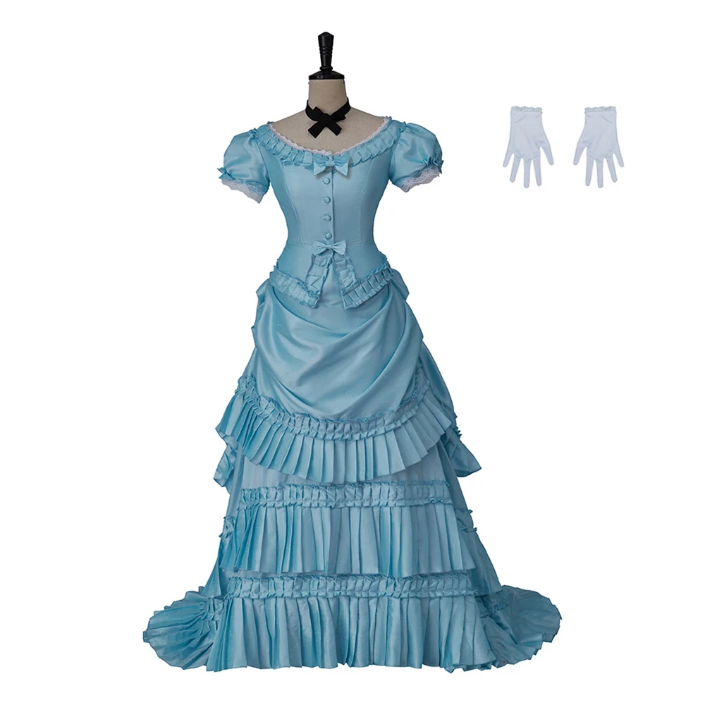 

Women's Victorian Rococo Blue Skirts Suits 18th Century Civil War Southern Belle Ball Gown Elegant Court Masquerade Bustle Dress