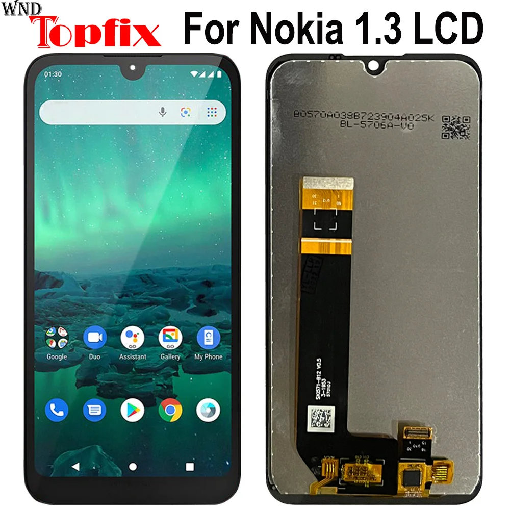 5.71" For Nokia 1.3 LCD Display Touch Screen Digiziter Assembly For Nokia TA-1216 TA-1205 LCD Screen Replacement Parts
5.71" For Nokia 1.3 LCD Display Touch Screen Digiziter Assembly For Nokia TA-1216 TA-1205 LCD Screen Replacement Parts