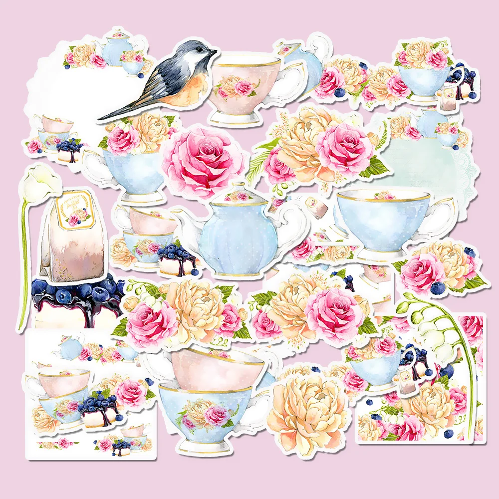 25PCS Watercolor English tea time Sticker for Journals, Notebook, Laptop and Water Bottle Stationery School Supplies DIY Craft
25PCS Watercolor English tea time Sticker for Journals, Notebook, Laptop and Water Bottle Stationery School Supplies DIY Craft