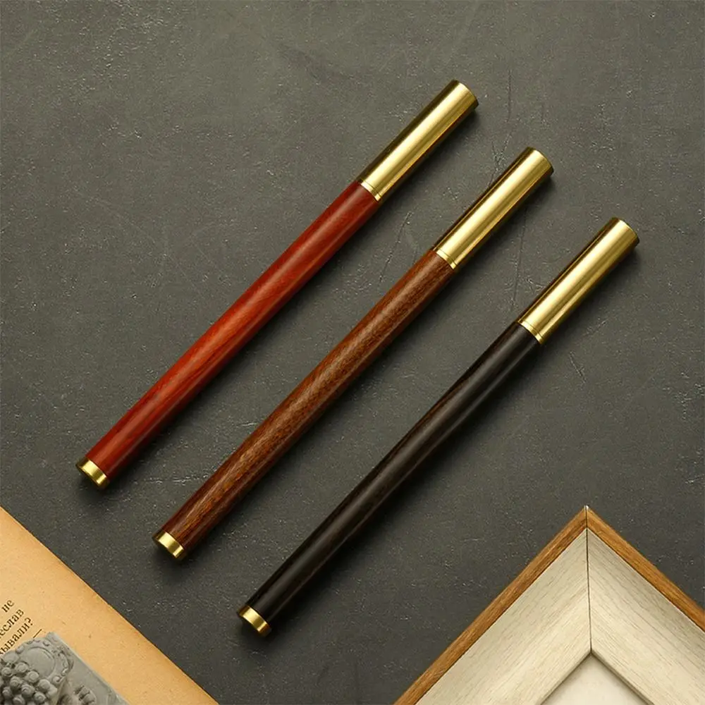 Wood Body Gel Pen Vintage 0.5mm Black Ink Stationery Ballpoint Pen Quick-drying Writing Pen School Office
Wood Body Gel Pen Vintage 0.5mm Black Ink Stationery Ballpoint Pen Quick-drying Writing Pen School Office