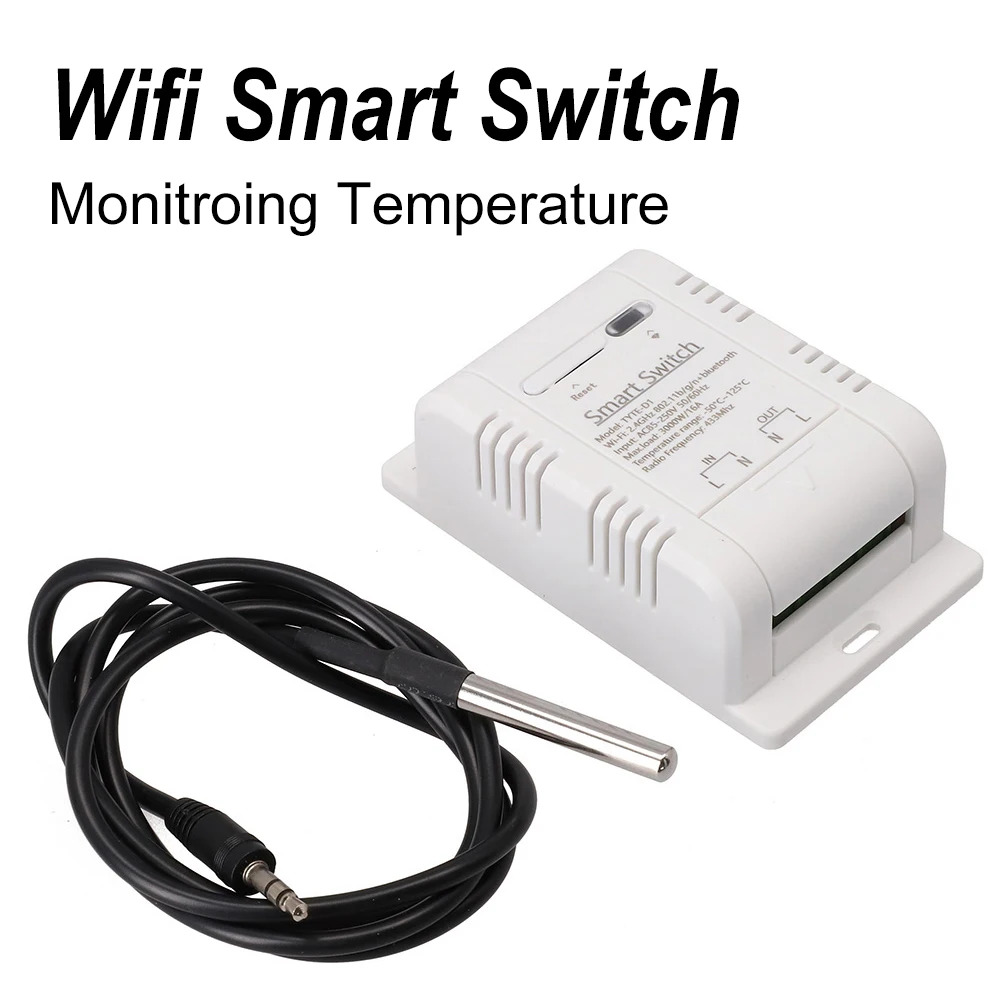 Smart Switch For Tuya Smart And Smart Life Support with 8 Enabled Timing Tasks and Support for Temperature Sensor
Smart Switch For Tuya Smart And Smart Life Support with 8 Enabled Timing Tasks and Support for Temperature Sensor