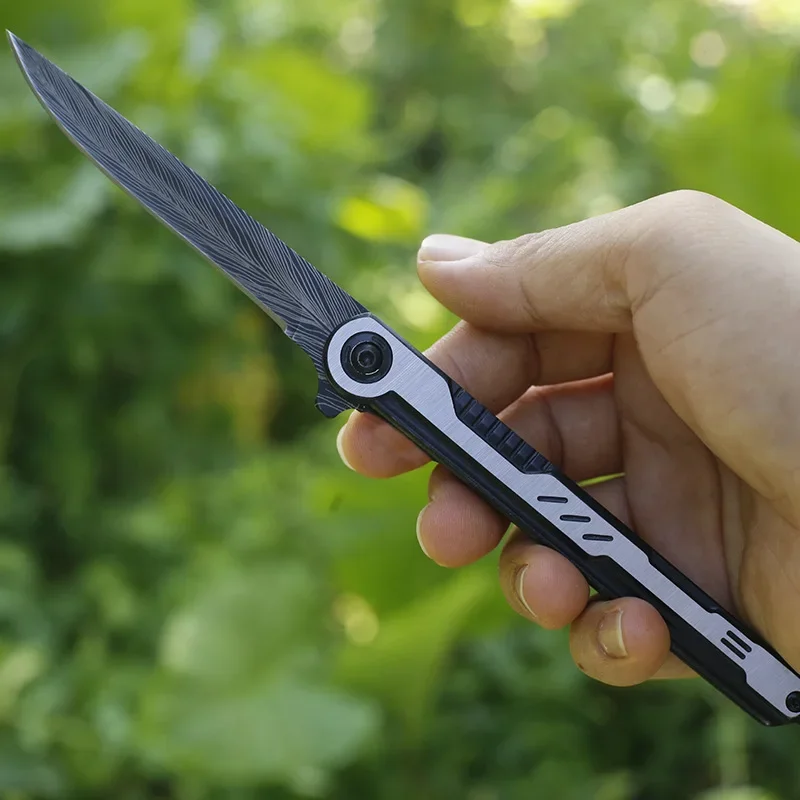 Free leather case, latest outdoor mechanical folding knife, multi-functional survival folding knife, outdoor survival knife
Free leather case, latest outdoor mechanical folding knife, multi-functional survival folding knife, outdoor survival knife
