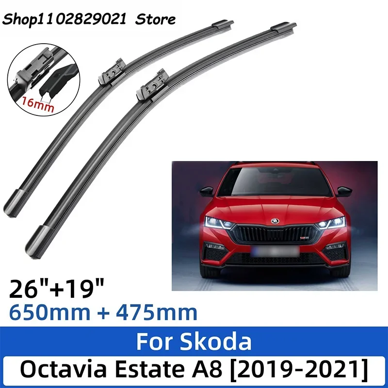 2PCS For Skoda Octavia Estate A8 2019-2021 26"+19"Front Rear Wiper Blades Windshield Windscreen Window Cutter Accessories
2PCS For Skoda Octavia Estate A8 2019-2021 26"+19"Front Rear Wiper Blades Windshield Windscreen Window Cutter Accessories