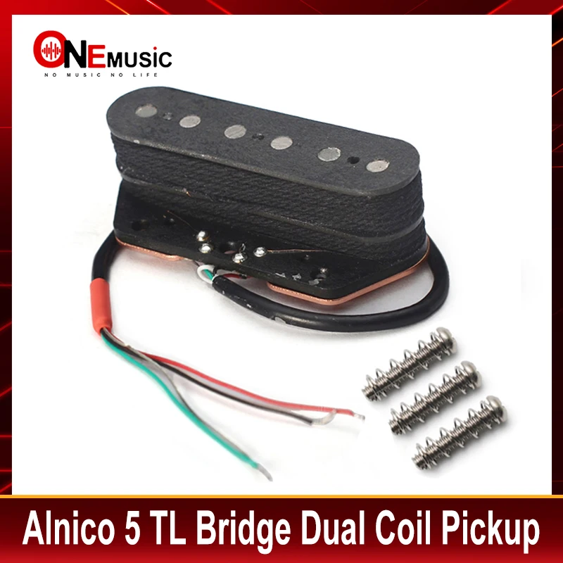 TL Bridge Dual Layer Dual Coil Alnico 5 Pickup 6 String Open Styple Fiber Bobbin Magnet Alnico Black
TL Bridge Dual Layer Dual Coil Alnico 5 Pickup 6 String Open Styple Fiber Bobbin Magnet Alnico Black