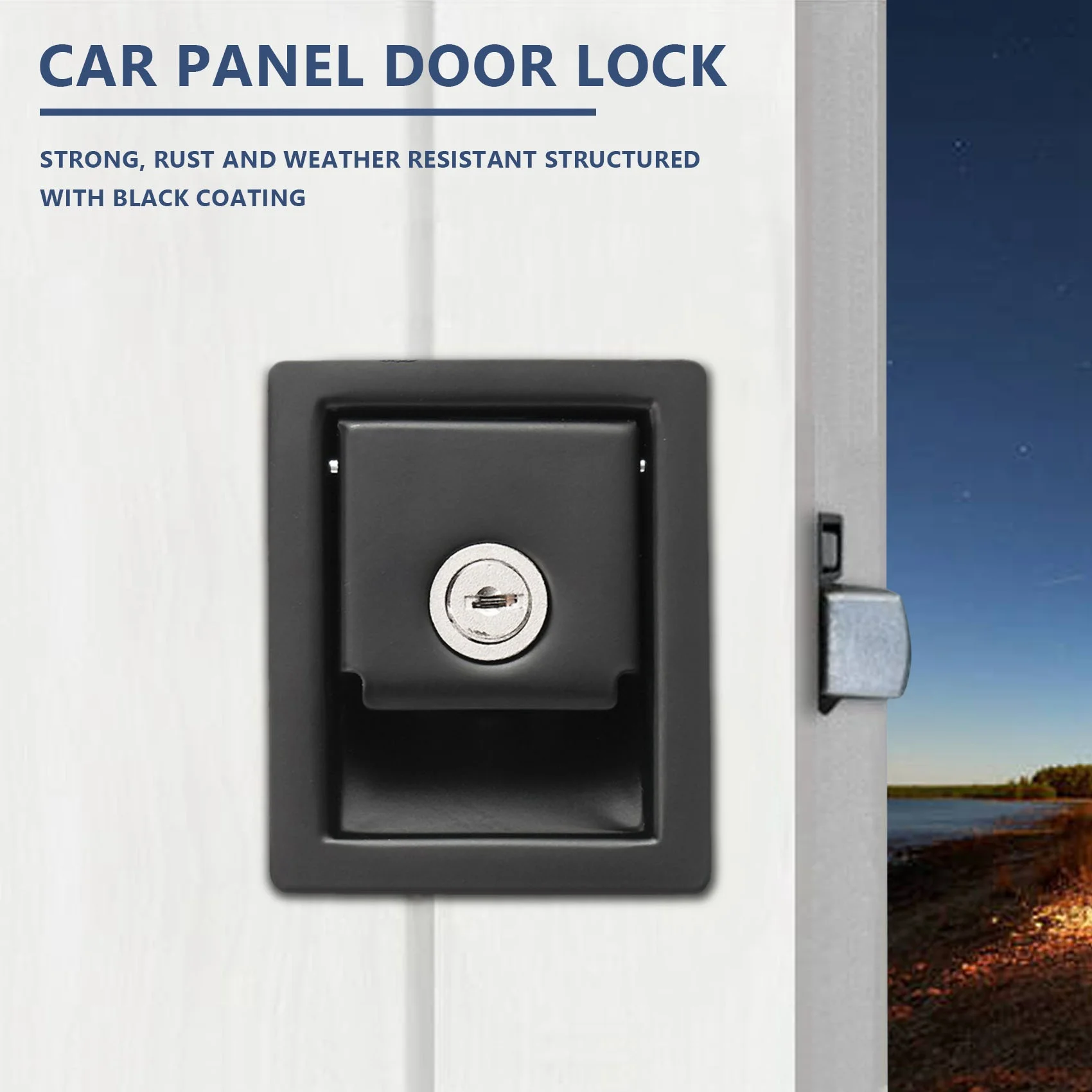 Rv Car Paddle Entry Door Lock Latch Handle Knob Camper-Trailer Pull Type Panel Door Lock
Rv Car Paddle Entry Door Lock Latch Handle Knob Camper-Trailer Pull Type Panel Door Lock